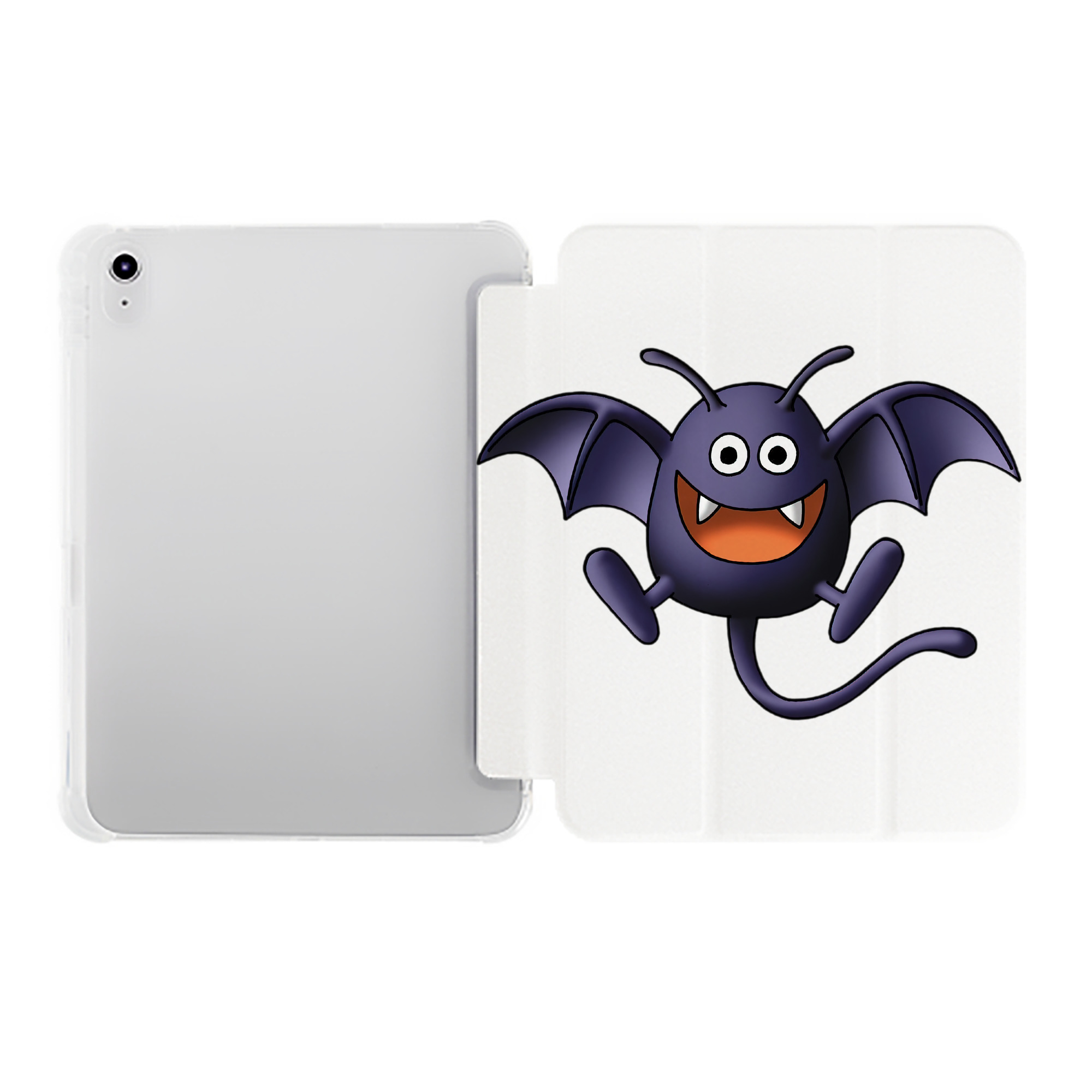 （画像用） ドラゴンクエスト Doragon Kuesuto Dragon Quest IPad ケース ペン収納付き 三つ折りスタンド PUレザー×シリコン 対応機種9.5/10.5/10.9インチ